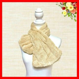 マフラー ふわふわ ボア素材 差し込みタイプ フェイクファー 可愛い オシャレ(マフラー/ショール)