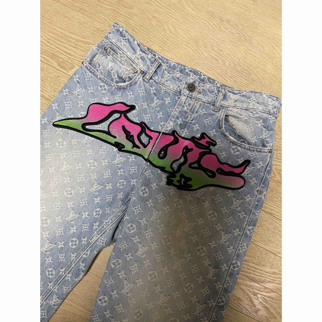 LOUIS VUITTON - Louis Vuitton バギーデニムパンツ 28の通販 by LOUIS VUITTON - Louis Vuitton バギーデニムパンツ 28の通販 by