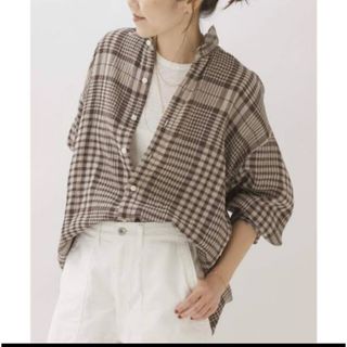 Plage(チェック ・ シャツ/ブラウス(長袖/七分))のフリマ Plage(チェック ・ シャツ/ブラウス(長袖/七分))のフリマ