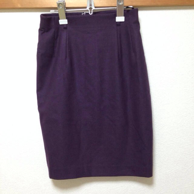 ♡SALE パープル ペンシルスカート♡ レディースのスカート(ひざ丈スカート)の商品写真