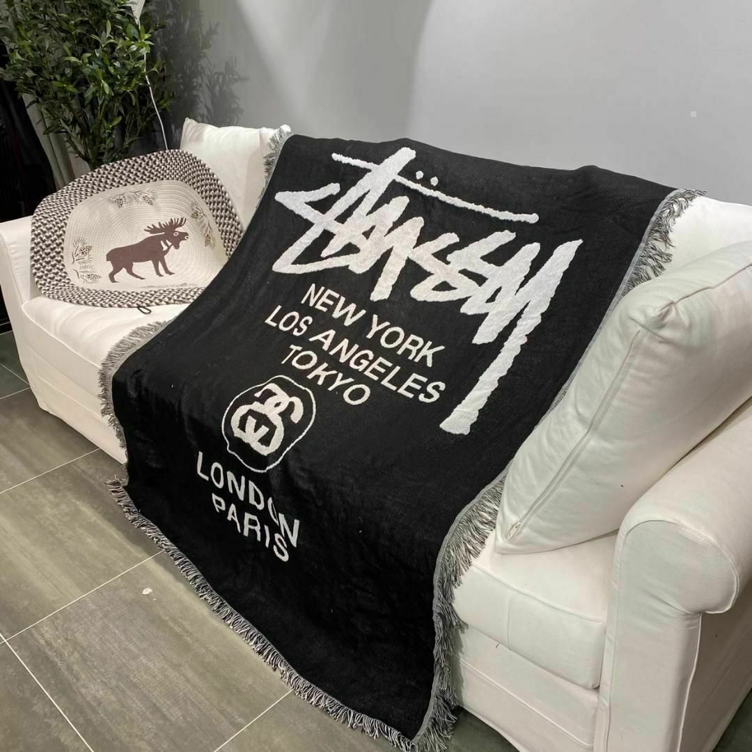 STUSSY - ステューシー STUSSY カーペット ブランケット マット STUSSY - ステューシー STUSSY カーペット ブランケット マット