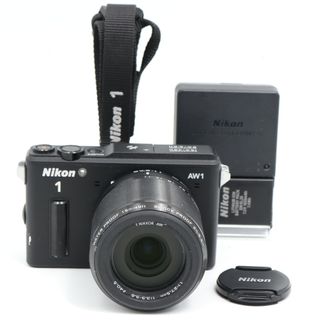 ニコン(Nikon)の【難品】Nikon ミラーレス一眼カメラ Nikon1 AW1 防水ズームレンズキット ブラック N1AW1LKBK(ミラーレス一眼)