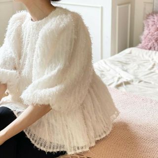 TSURU by Mariko Oikawa(シャツ/ブラウス(長袖/七分) ・ ピンク TSURU by Mariko Oikawa(シャツ/ブラウス(長袖/七分) ・ ピンク