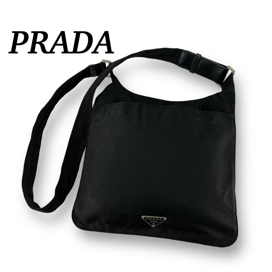 PRADA - PRADA プラダ ショルダーバッグ 三角ロゴ 斜めがけ PRADA - PRADA プラダ ショルダーバッグ 三角ロゴ 斜めがけ
