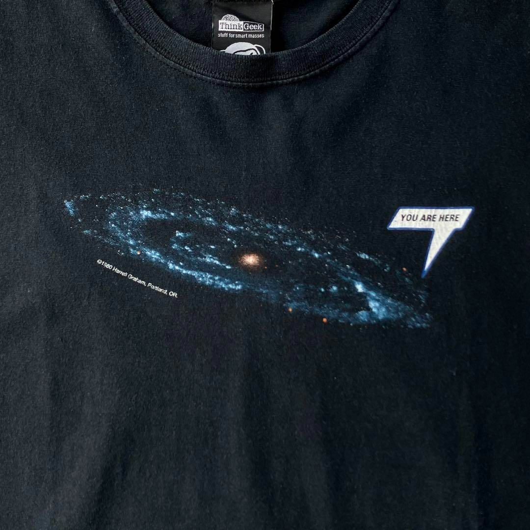 VINTAGE - 00s YOU ARE HERE 銀河 宇宙 ビンテージ Tシャツ XL VINTAGE - 00s YOU ARE HERE 銀河 宇宙 ビンテージ Tシャツ XL