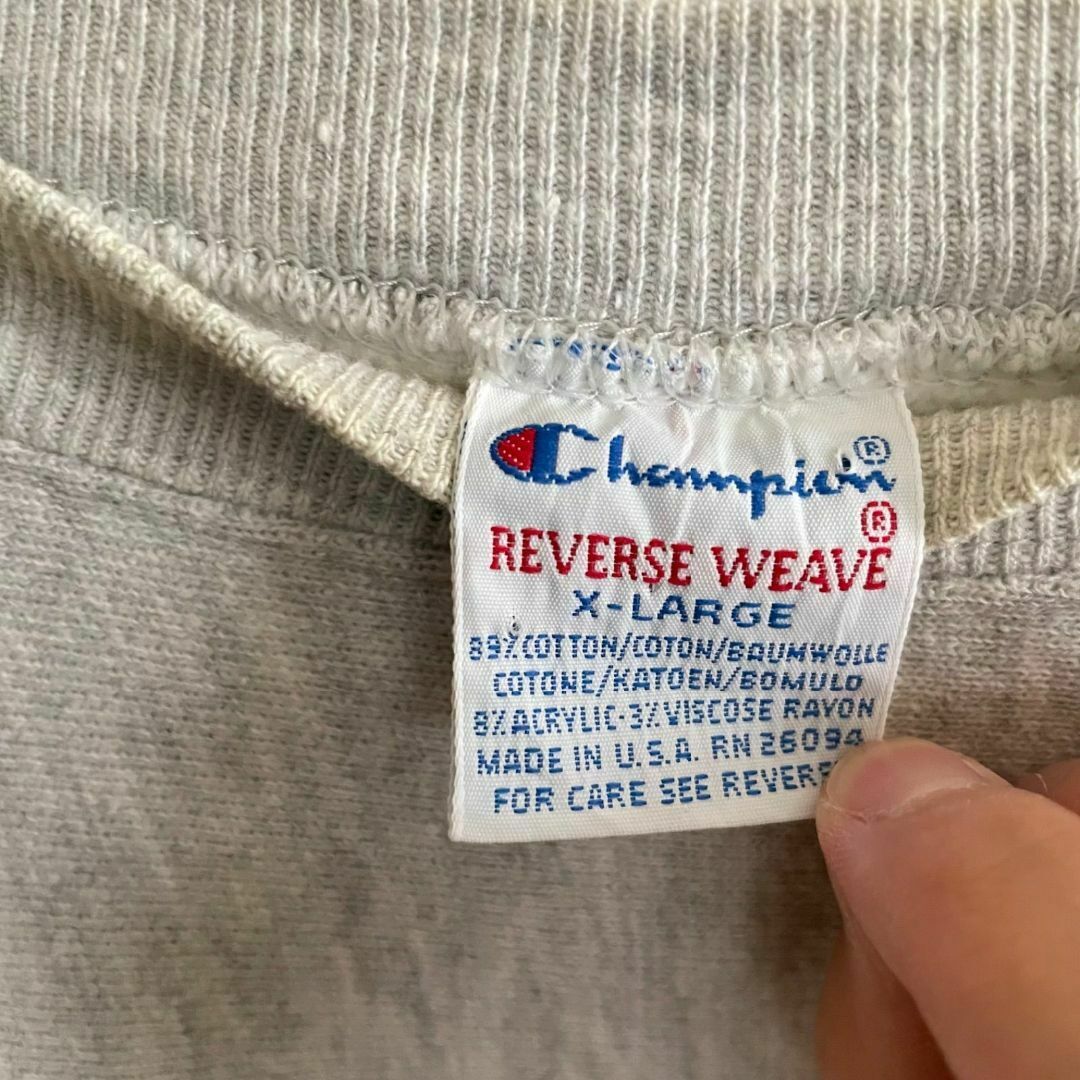 稀少美品】チャンピオン USA製 リバースウィーブ 刺繍タグ前期 稀少美品】チャンピオン USA製 リバースウィーブ 刺繍タグ前期
