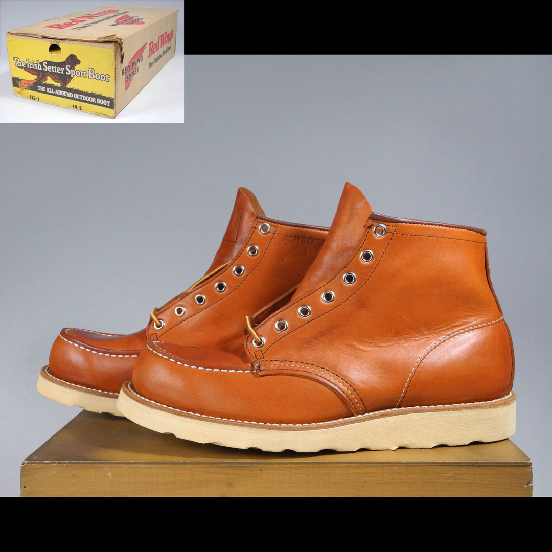 REDWING - 83年製犬タグ875セッター877半円犬タグスクエア REDWING - 83年製犬タグ875セッター877半円犬タグスクエア