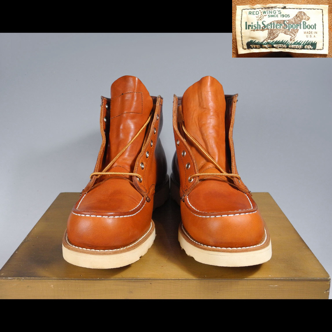 REDWING - 83年製犬タグ875セッター877半円犬タグスクエア REDWING - 83年製犬タグ875セッター877半円犬タグスクエア