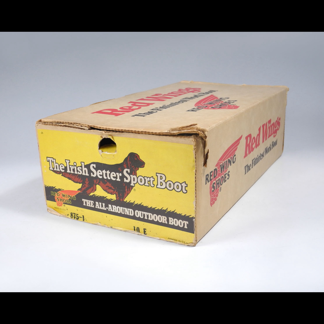REDWING - 83年製犬タグ875セッター877半円犬タグスクエア REDWING - 83年製犬タグ875セッター877半円犬タグスクエア