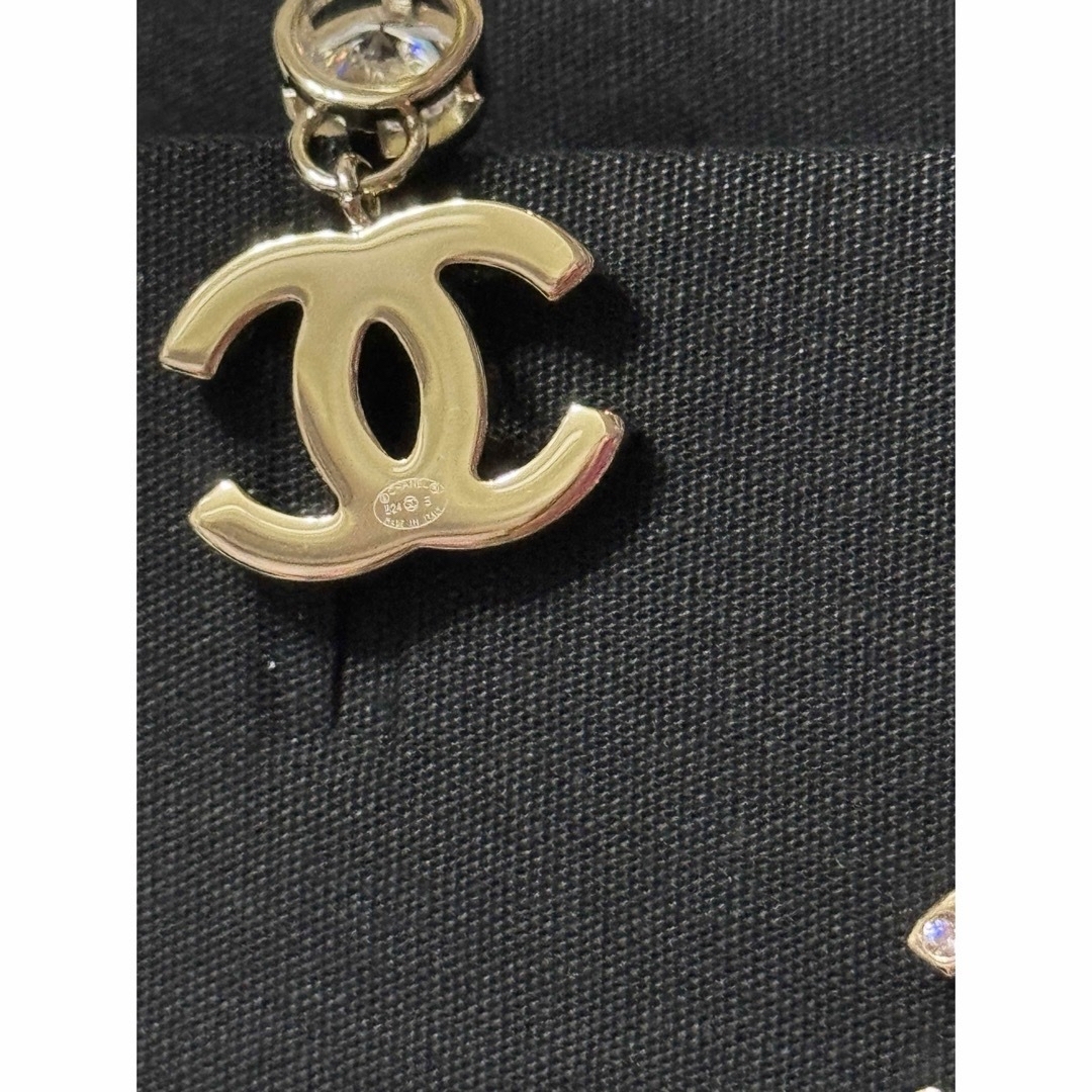 CHANEL - CHANEL シャネル ピアス ココマーク ハート ゴールド CHANEL - CHANEL シャネル ピアス ココマーク ハート ゴールド