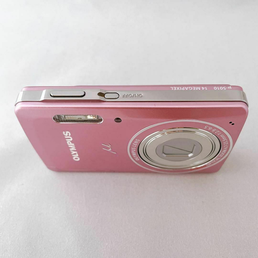 OLYMPUS - 【美品】OLYMPUS μ-5010 ピンク コンパクトデジカメの OLYMPUS - 【美品】OLYMPUS μ-5010 ピンク コンパクトデジカメの