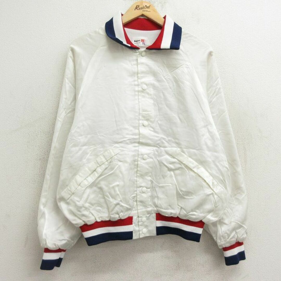 L☆古着 キングルイ 長袖 ナイロン ジャケット メンズ 80年代 L☆古着 キングルイ 長袖 ナイロン ジャケット メンズ 80年代