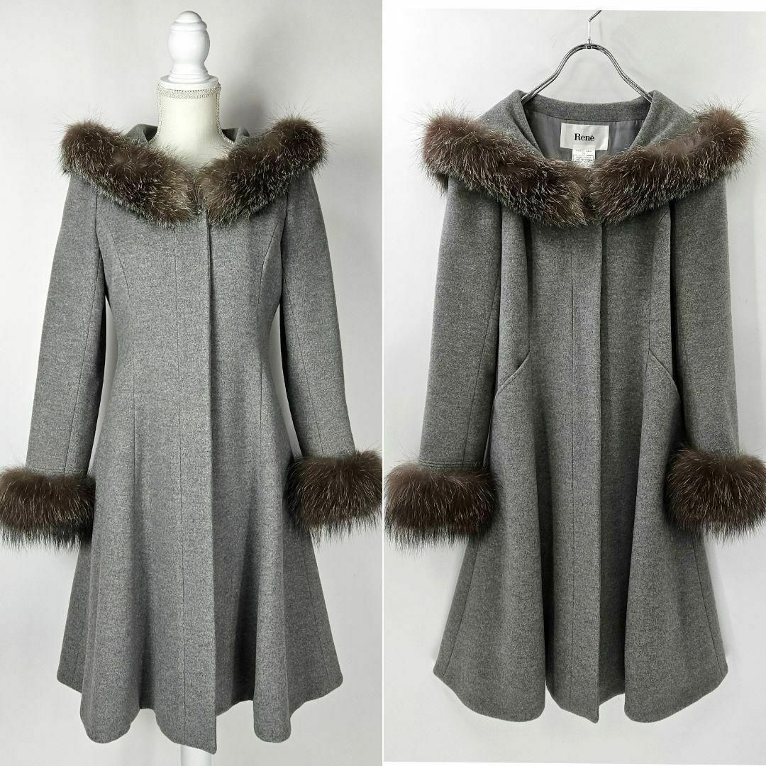 Rene ルネ 毛皮 FOX カメリア コート|毛皮/ファーコート Rene ルネ 毛皮 FOX カメリア コート|毛皮/ファーコート