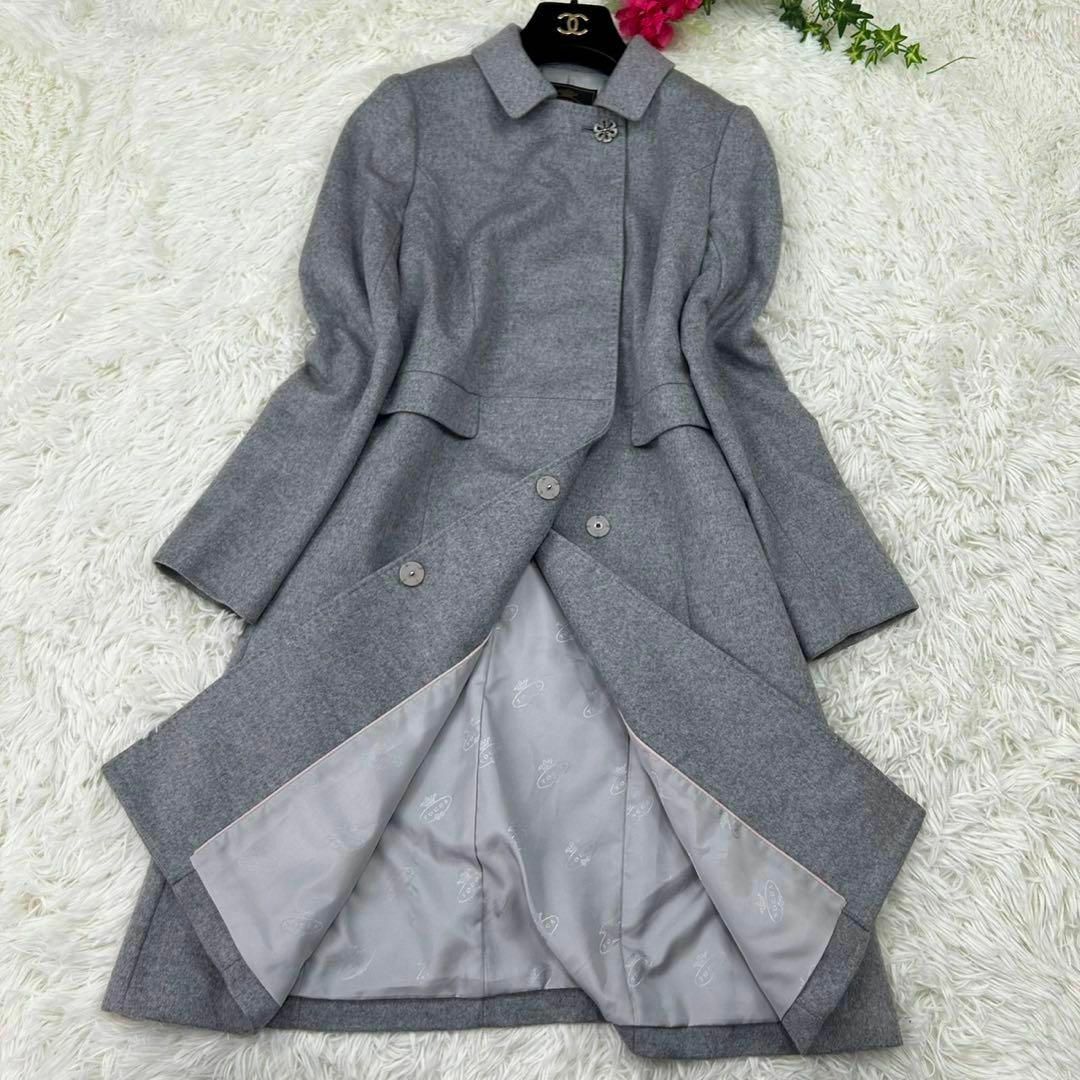 TOCCA - C193 トッカ TOCCA レディース ロングコート グレー TOCCA - C193 トッカ TOCCA レディース ロングコート グレー