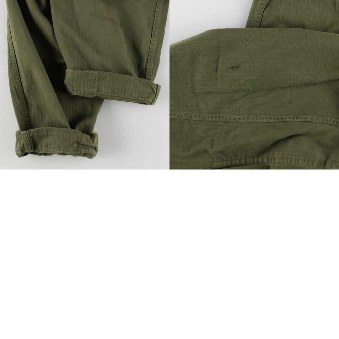 古着 70年代 オランダ軍実品 ヘリンボーン ミリタリー カーゴ 古着 70年代 オランダ軍実品 ヘリンボーン ミリタリー カーゴ