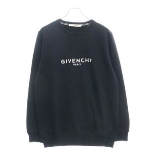 GIVENCHY - GIVENCHY ジバンシィ ヴィンテージロゴプリントクルーネックスウェットトレーナー ブラック BM700U30AF