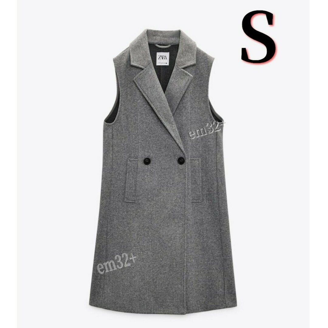 ZARA - ZARA ロングジレ ロングベストの通販 by エム♡'s shop ZARA - ZARA ロングジレ ロングベストの通販 by エム♡'s shop