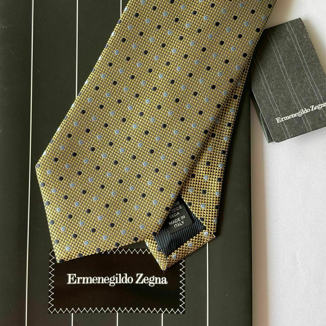 ゼニア Zegna ネクタイ 新品定価¥39.600~55.000 ドット 02 ゼニア Zegna ネクタイ 新品定価¥39.600~55.000 ドット 02