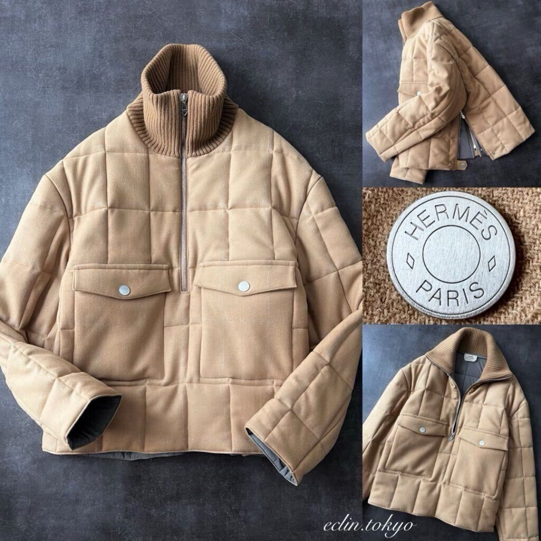 HERMES - HERMES 2023AW 中綿入り ジャケット コート ダウン HERMES - HERMES 2023AW 中綿入り ジャケット コート ダウン