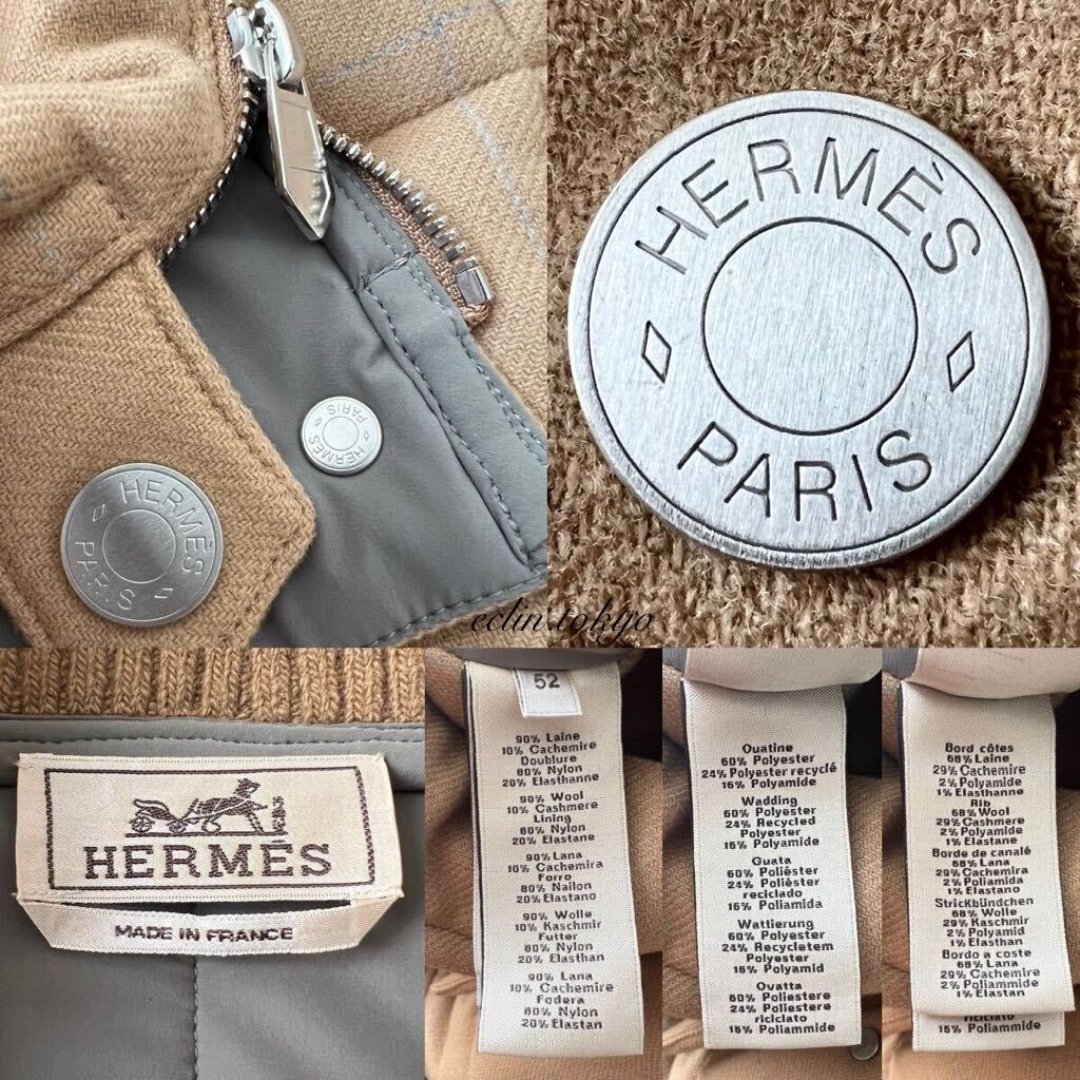 HERMES - HERMES 2023AW 中綿入り ジャケット コート ダウン HERMES - HERMES 2023AW 中綿入り ジャケット コート ダウン