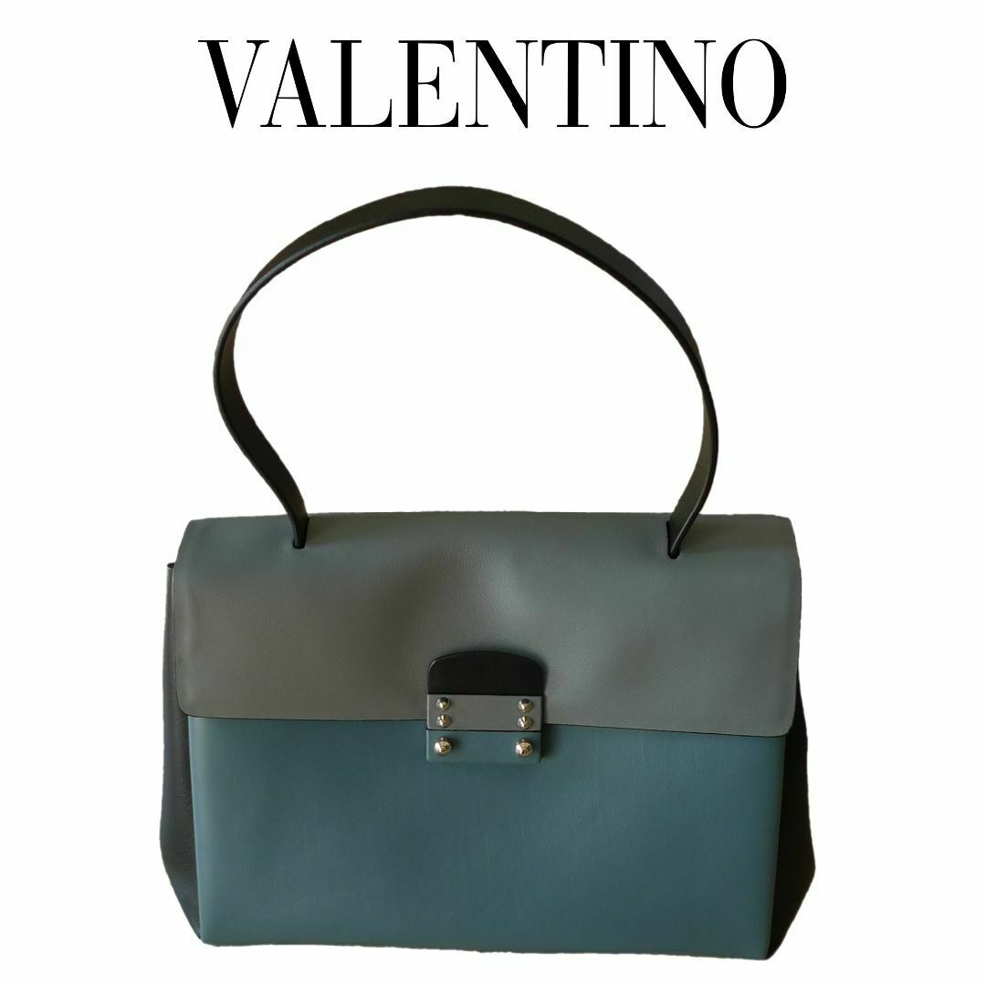 VALENTINO 3色 2WAY ハンドバッグ ☆美品 ヴァレンティノ VALENTINO 3色 2WAY ハンドバッグ ☆美品 ヴァレンティノ