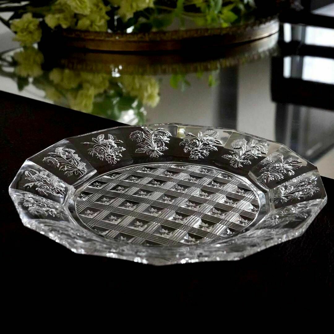 Baccarat - 1840年☆極希少☆オールドバカラ☆BACCARAT☆花紋 Baccarat - 1840年☆極希少☆オールドバカラ☆BACCARAT☆花紋