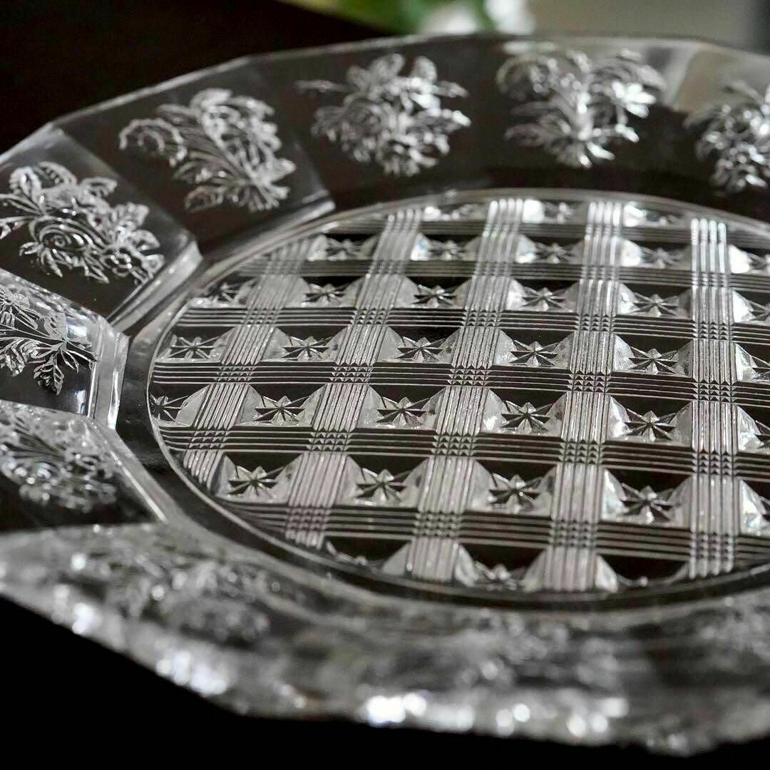 Baccarat - 1840年☆極希少☆オールドバカラ☆BACCARAT☆花紋 Baccarat - 1840年☆極希少☆オールドバカラ☆BACCARAT☆花紋