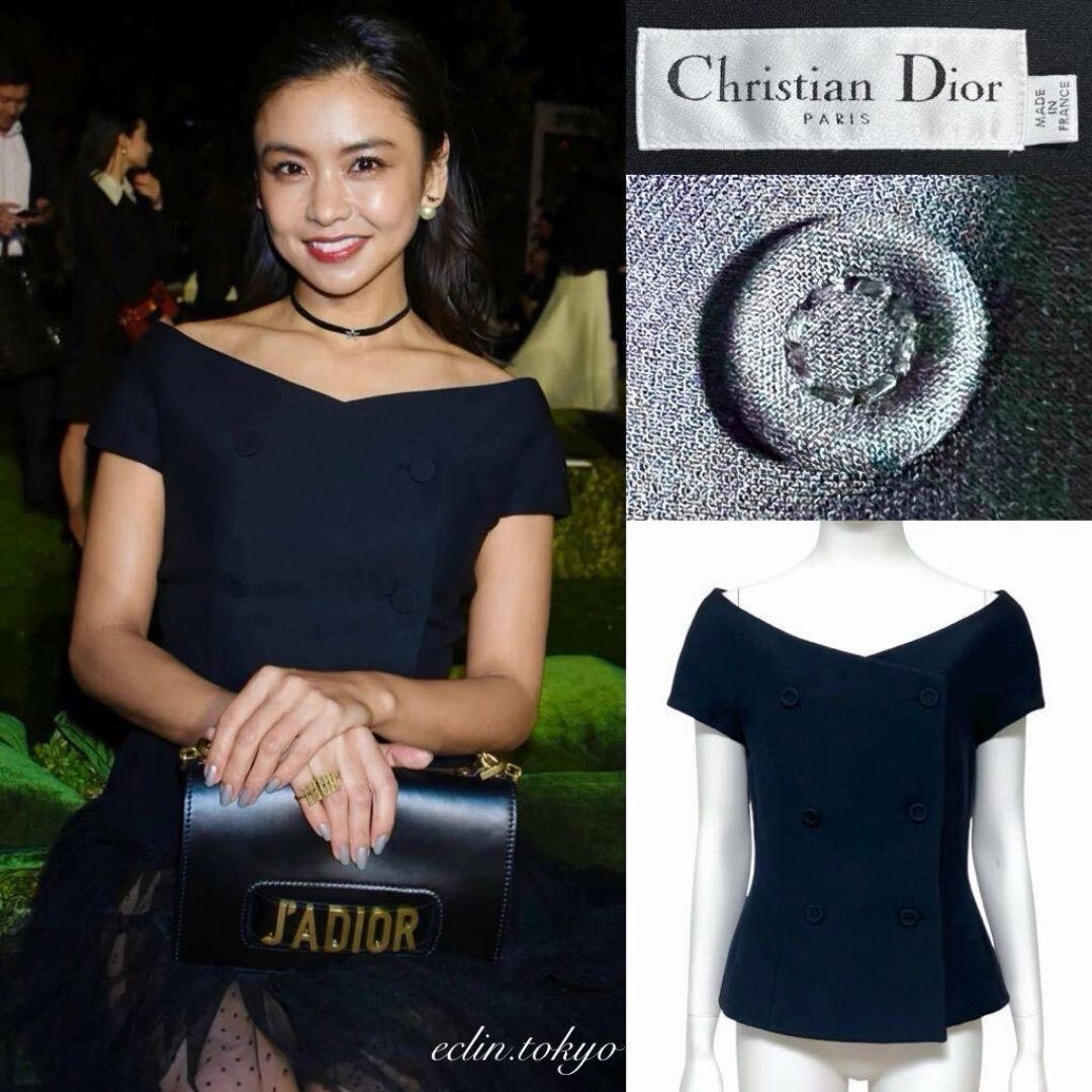 Christian Dior - ディオール《滝沢眞規子さん愛用》  同型 オフショルダー ジャケット E4384