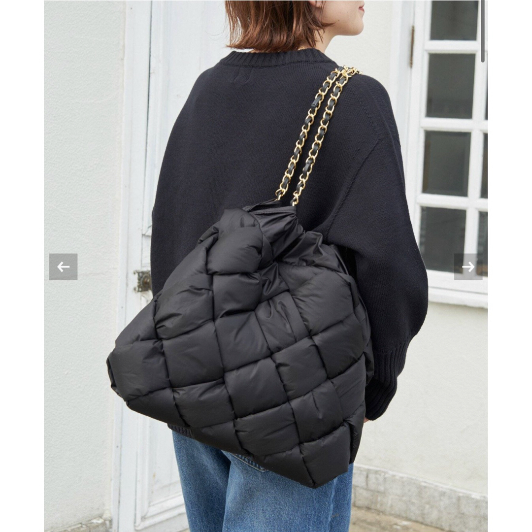 Spick and Span ナイロンボンディングメッシュチェーンバッグ Spick and Span ナイロンボンディングメッシュチェーンバッグ