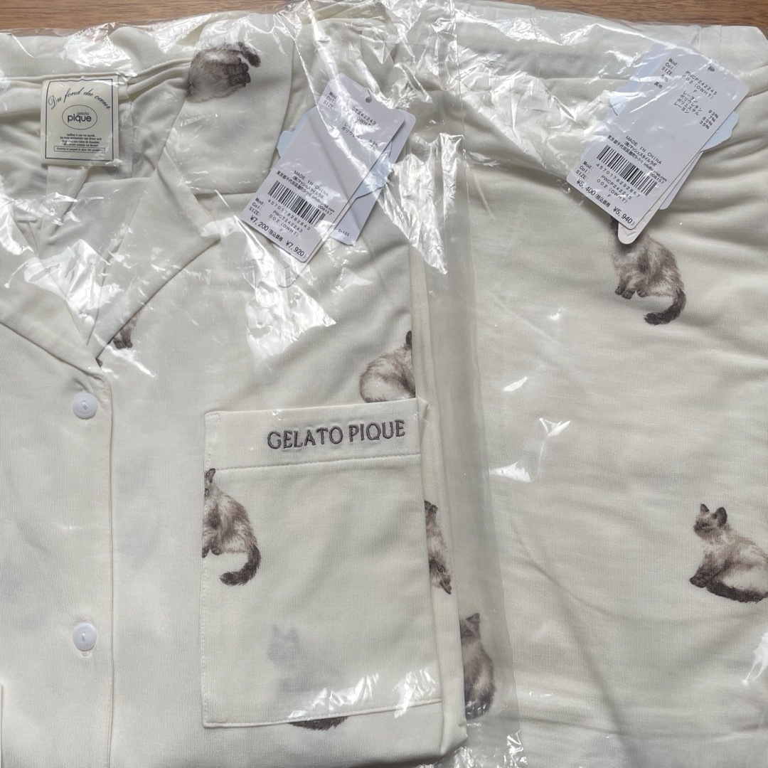 CAT柄シャツ&ショートパンツSET ルームウェア CAT柄シャツ&ショートパンツSET ルームウェア