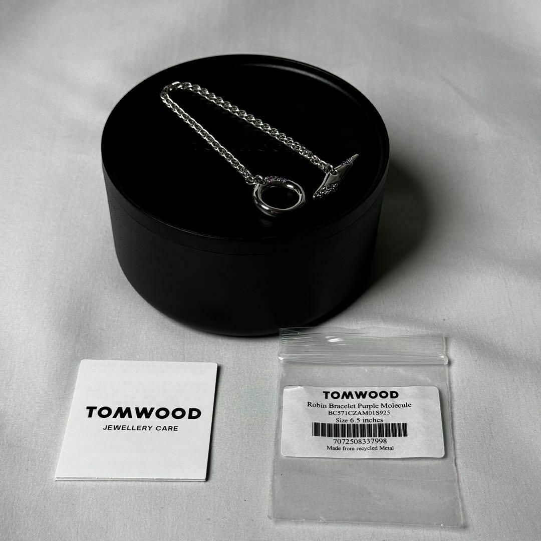 定価6.6万 TOM WOOD Robin Puple ブレスレット シルバー 定価6.6万 TOM WOOD Robin Puple ブレスレット シルバー