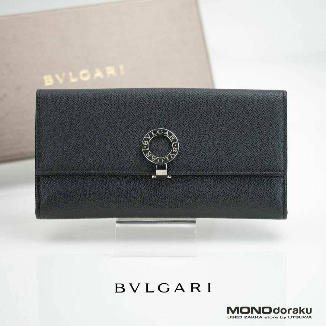 BVLGARI - ブルガリ BVLGARI ロゴクリップ 二つ折り長財布 BVLGARI - ブルガリ BVLGARI ロゴクリップ 二つ折り長財布