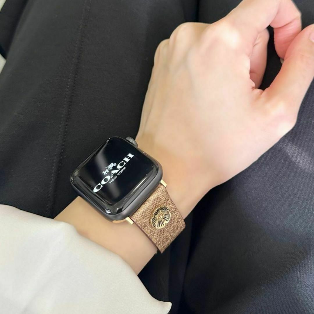 COACH - ☆コーチ アップルウォッチ バンド かわいい 14700235の COACH - ☆コーチ アップルウォッチ バンド かわいい 14700235の