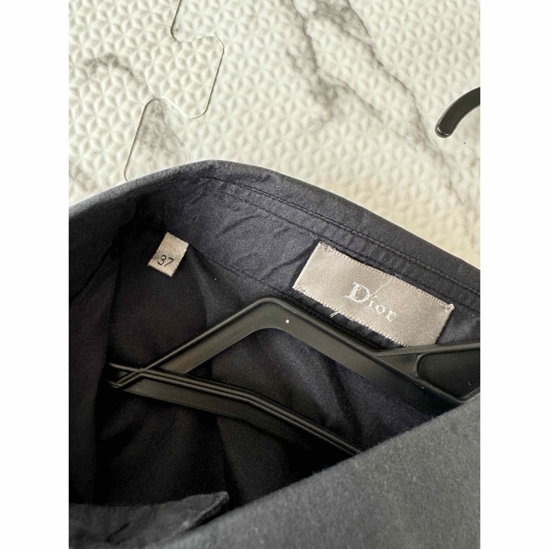 DIOR HOMME - ディオール☆半袖シャツ☆黒☆サイズ37の通販 by DIOR HOMME - ディオール☆半袖シャツ☆黒☆サイズ37の通販 by