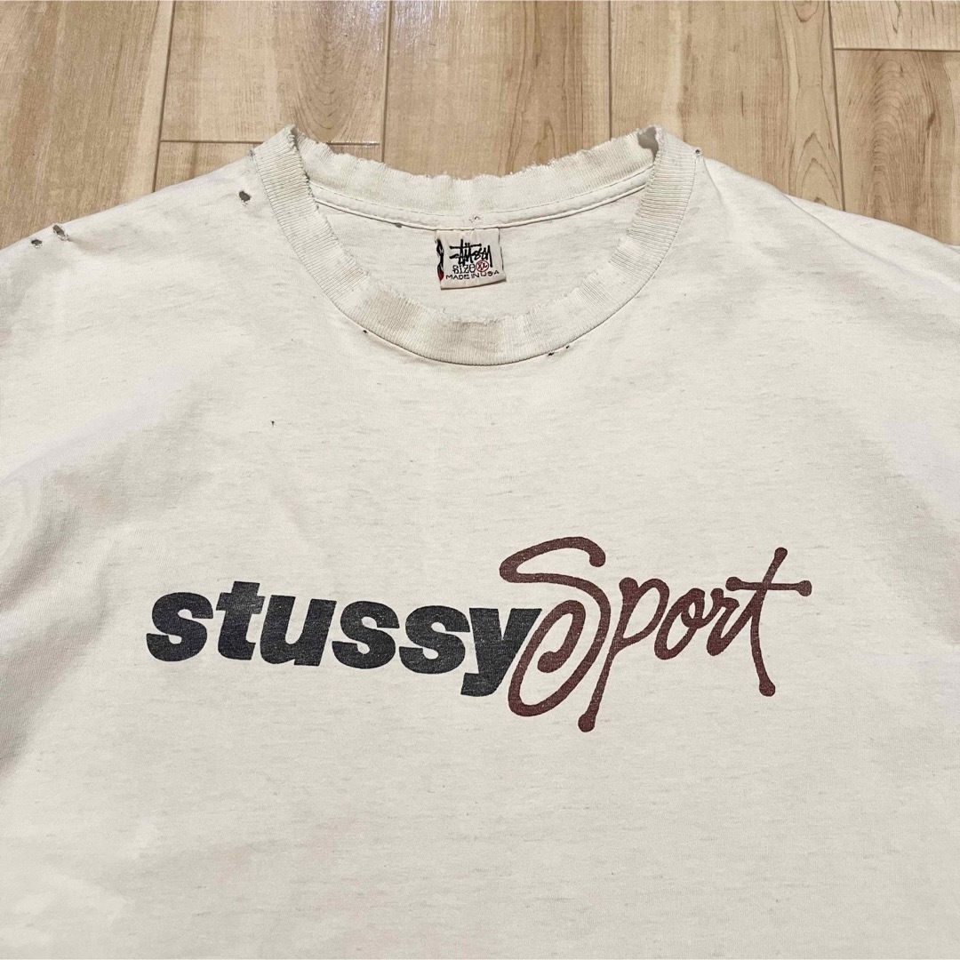 STUSSY - 激レア!1990's OLD STUSSY “STUSSY SPORT”TEEの通販 STUSSY - 激レア!1990's OLD STUSSY “STUSSY SPORT”TEEの通販