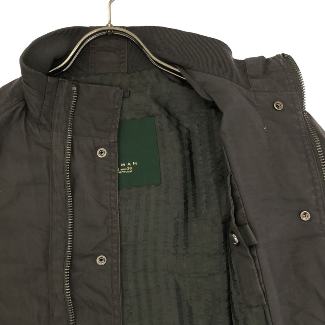 ZARA - ザラマン ジップアップ ブルゾン S グレー ZARA MAN ZARA - ザラマン ジップアップ ブルゾン S グレー ZARA MAN