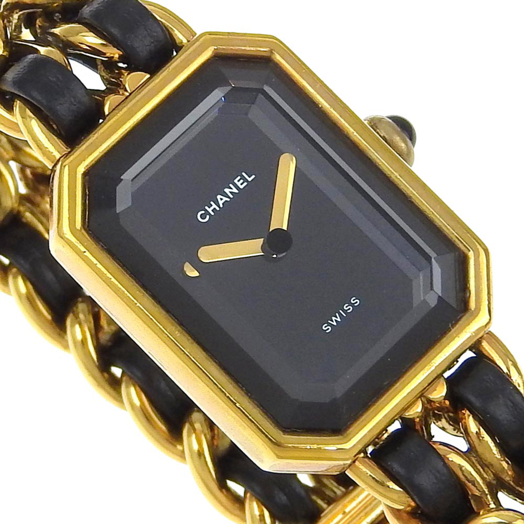 超特価激安の商品をすべて CHANEL 金メッキ×レザー プルミエール 【CHANEL】シャネル - プルミエール
