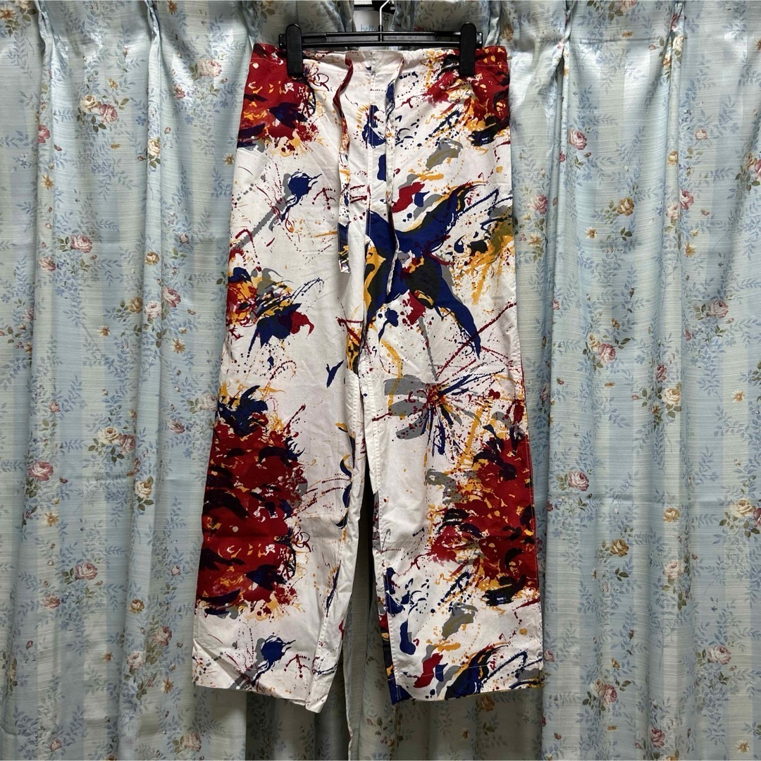 Yohji Yamamoto - ヨウジヤマモト 花柄ペイントセットアップの Yohji Yamamoto - ヨウジヤマモト 花柄ペイントセットアップの
