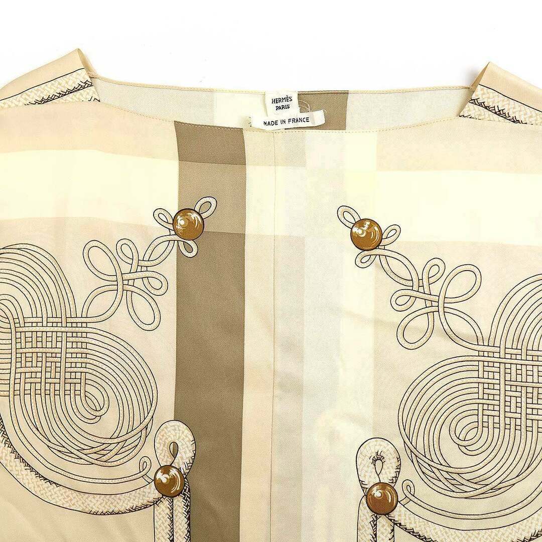 HERMES エルメス 20SS ベルテッドシルクドレスワンピース 06 HERMES エルメス 20SS ベルテッドシルクドレスワンピース 06