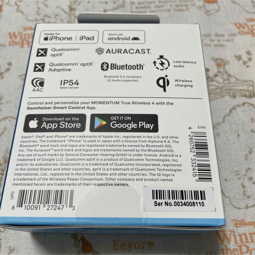 新品未開封】ゼンハイザー MOMENTUM True Wireless 4 新品未開封】ゼンハイザー MOMENTUM True Wireless 4