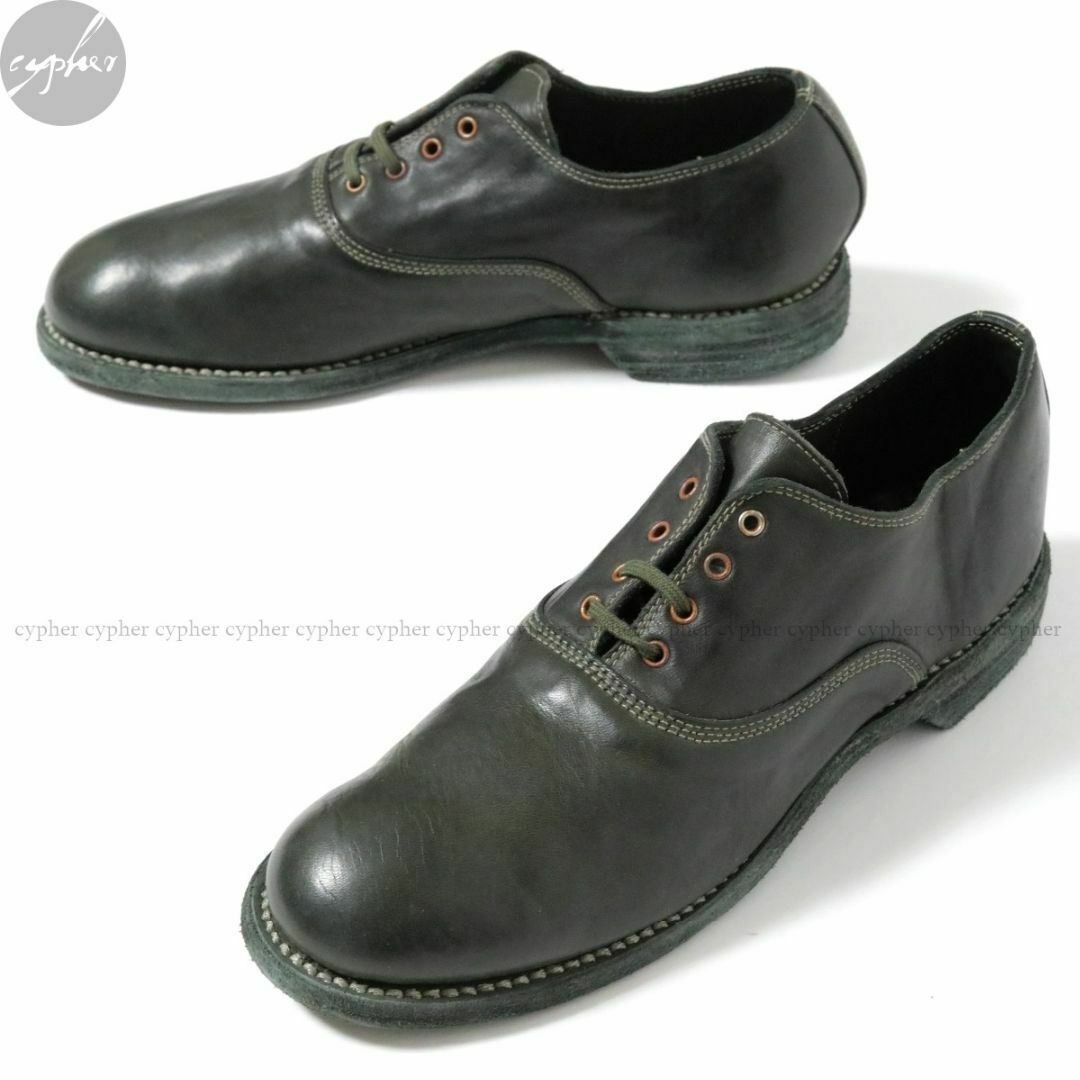 GUIDI - 40 新品 GUIDI 110 ホース レザー ダービー シューズ GUIDI - 40 新品 GUIDI 110 ホース レザー ダービー シューズ