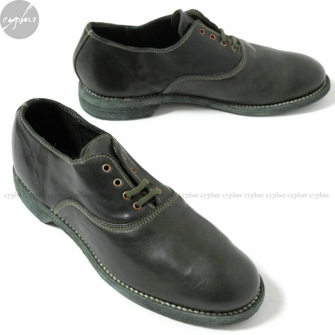 GUIDI - 40 新品 GUIDI 110 ホース レザー ダービー シューズ GUIDI - 40 新品 GUIDI 110 ホース レザー ダービー シューズ