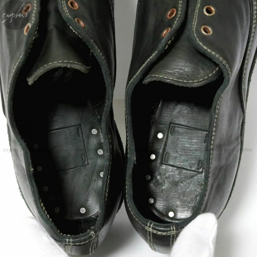 GUIDI - 40 新品 GUIDI 110 ホース レザー ダービー シューズ GUIDI - 40 新品 GUIDI 110 ホース レザー ダービー シューズ
