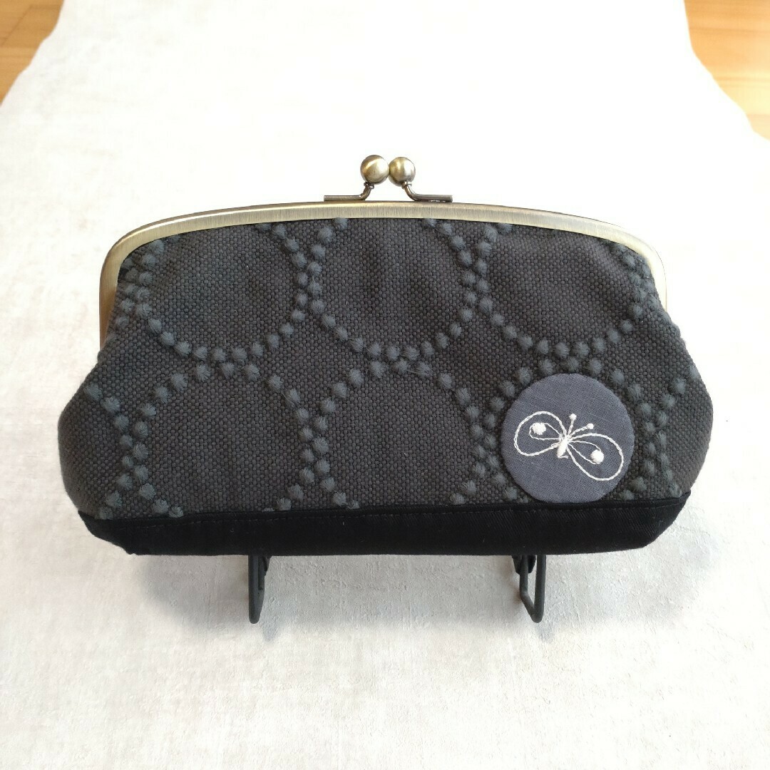 ミナペルホネン♡親子がま口長財布 forestwing choucho 財布 ミナペルホネン♡親子がま口長財布 forestwing choucho 財布