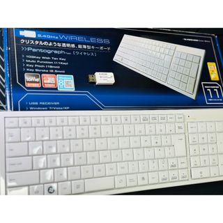エレコム(ELECOM)のELECOM クリスタル パンタグラフフルキーボードTK-FCP011シリーズ (PC周辺機器)
