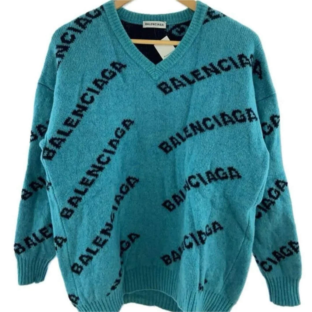 BALENCIAGA - バレンシアガ ニット セーター 緑の通販 by P's BALENCIAGA - バレンシアガ ニット セーター 緑の通販 by P's