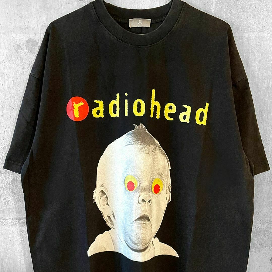 radiohead レディオヘッド tシャツ バンドT トムヨーク radiohead レディオヘッド tシャツ バンドT トムヨーク