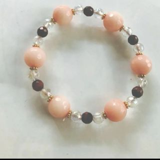 パワーストーンブレスレット（水晶付き）