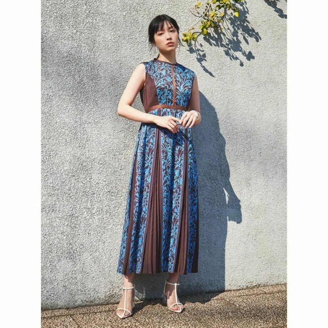 Lily Brown - 新品 LILY BROWN スイッチングフラワーワンピース Lily Brown - 新品 LILY BROWN スイッチングフラワーワンピース