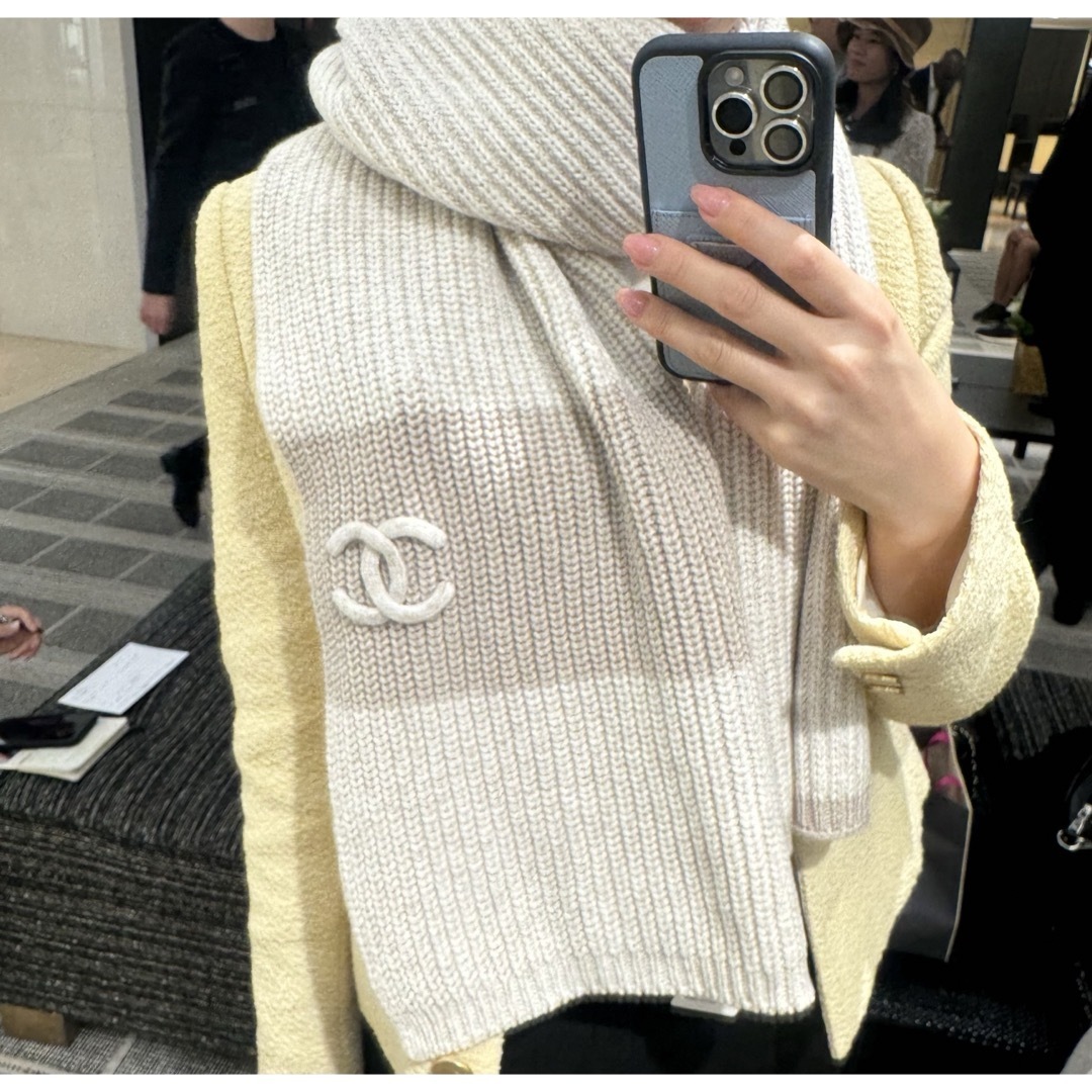 CHANEL - 新品 CHANEL マフラー ストールの通販 by CHANEL - 新品 CHANEL マフラー ストールの通販 by